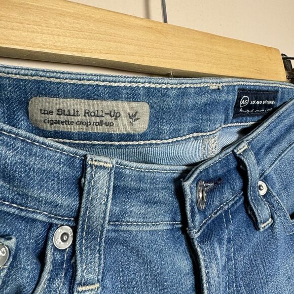 SALE! AG The Stilt Roll-Up Cigarette Jeans Size 26 EUC - Picture 5 of 5
